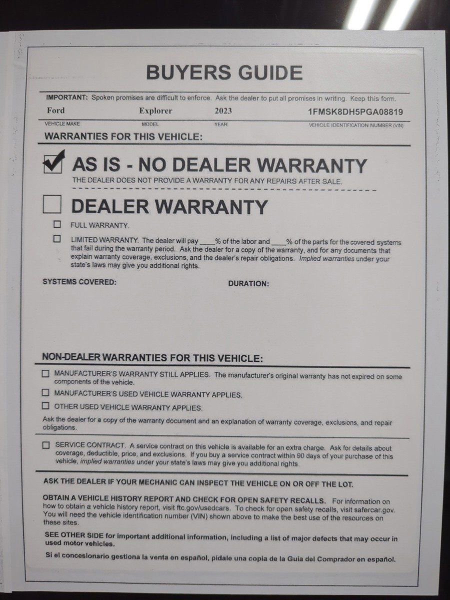 Used 2023 Ford Explorer XLT w/ Equipment Group 202A image 27