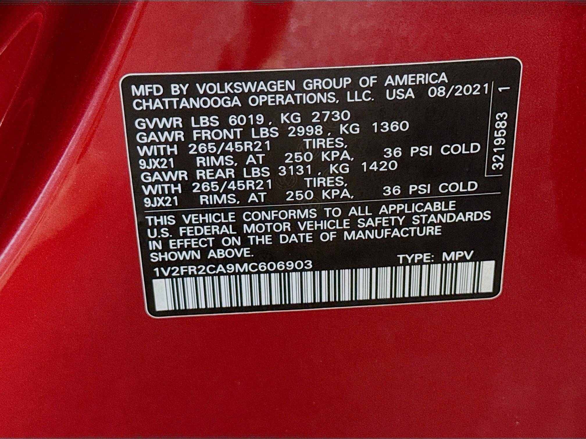 Used 2021 Volkswagen Atlas SEL Premium image 40