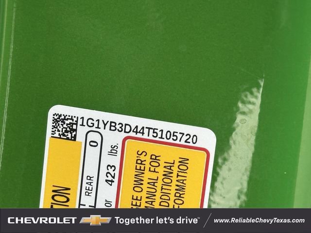 New 2026 Chevrolet Corvette Stingray Preferred Conv w/ Z51 Performance Package RWD image 29