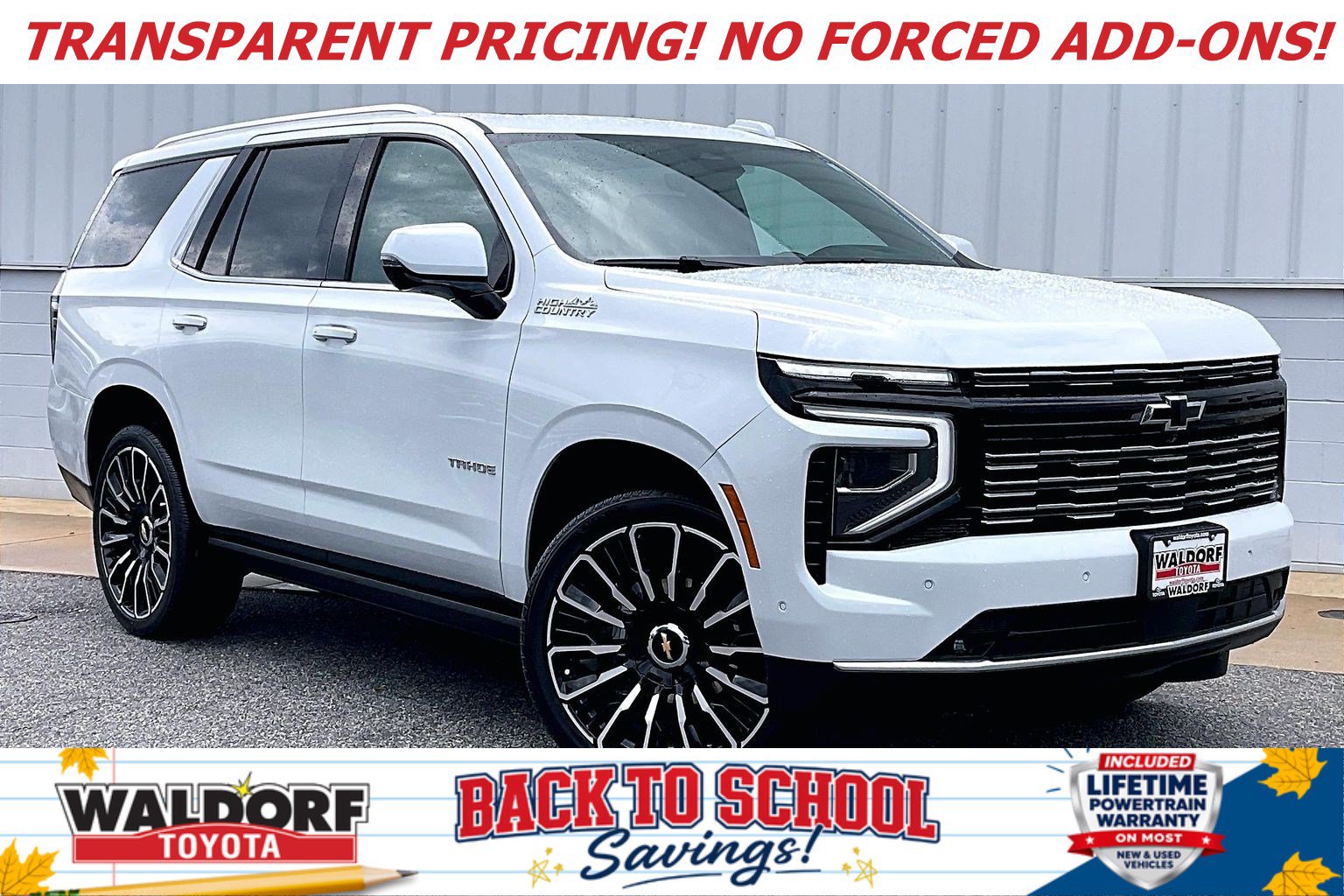 Used 2026 Chevrolet Tahoe High Country