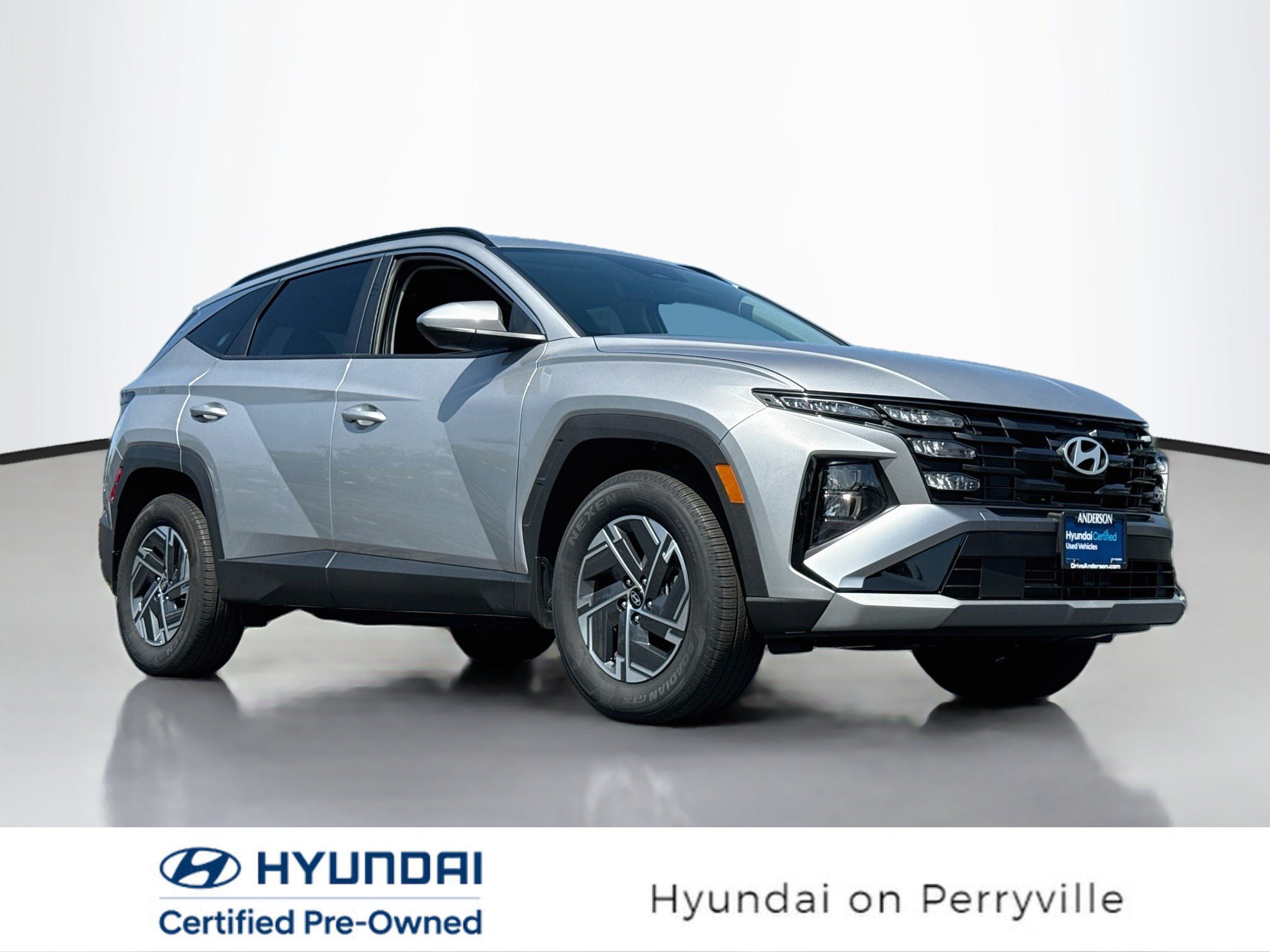 Certified 2025 Hyundai Tucson Blue AWD/4WD image 1