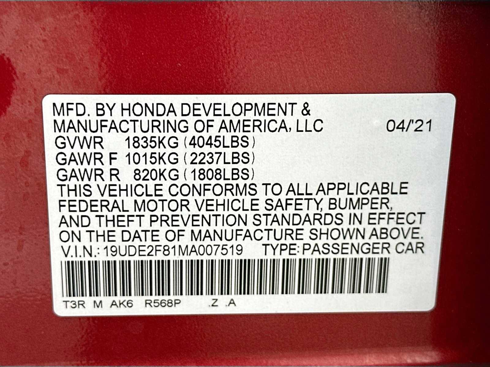 Used 2021 Acura ILX w/ Technology & A-SPEC Package image 29