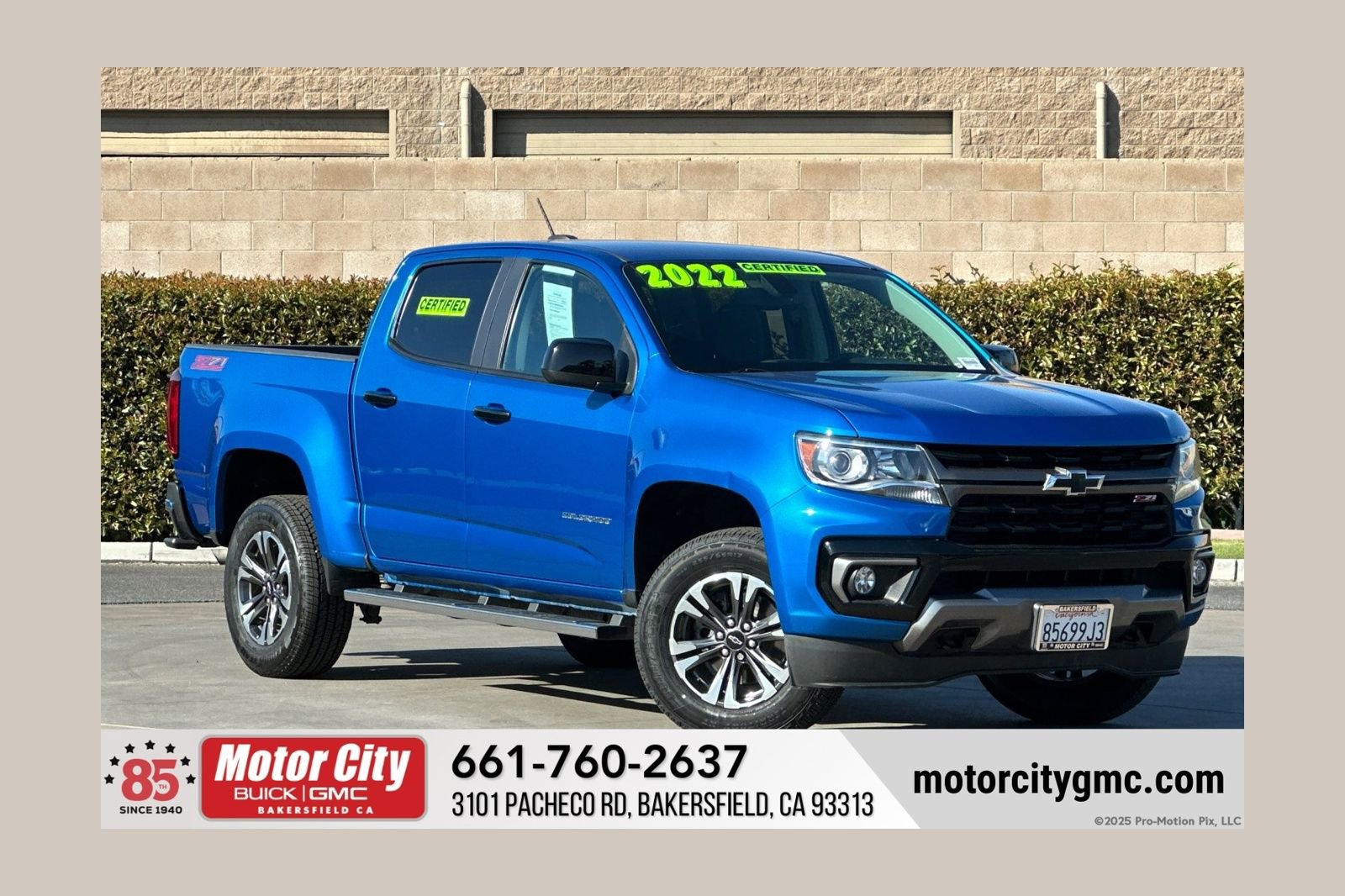 Certified 2022 Chevrolet Colorado Z71