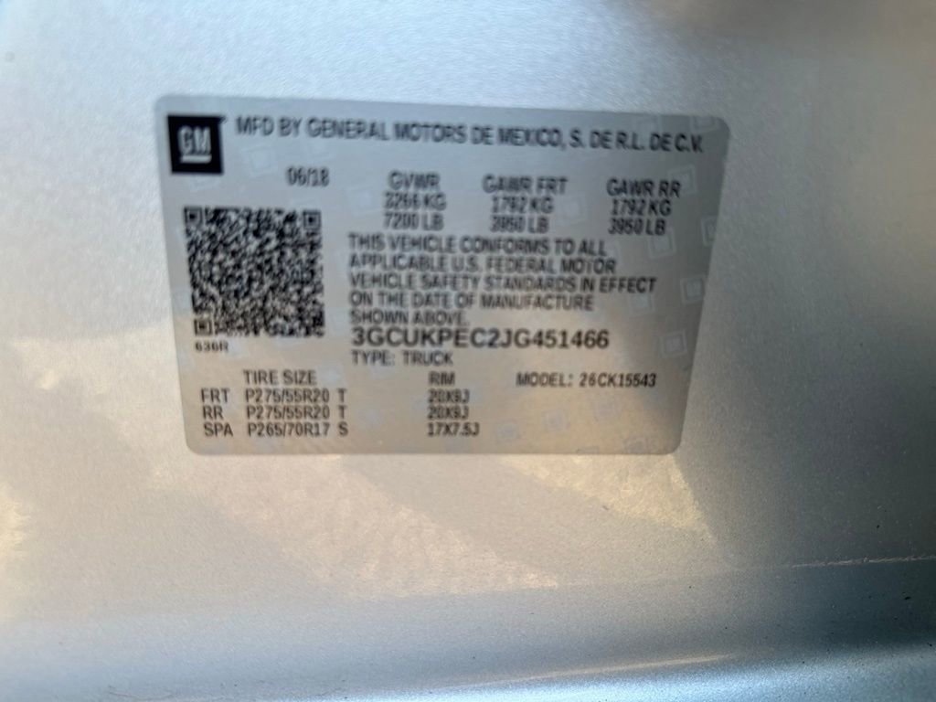 Used 2018 Chevrolet Silverado 1500 Custom w/ Custom Value Package image 8