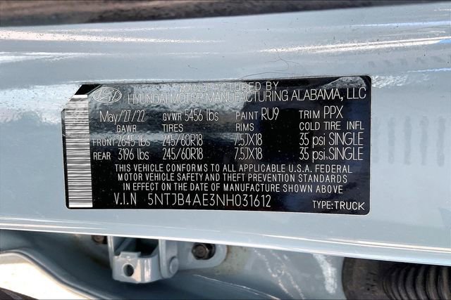 Certified 2022 Hyundai Santa Cruz SEL image 32