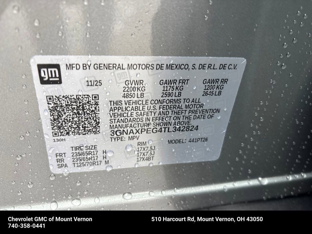 New 2026 Chevrolet Equinox LT w/ Convenience Package II image 22