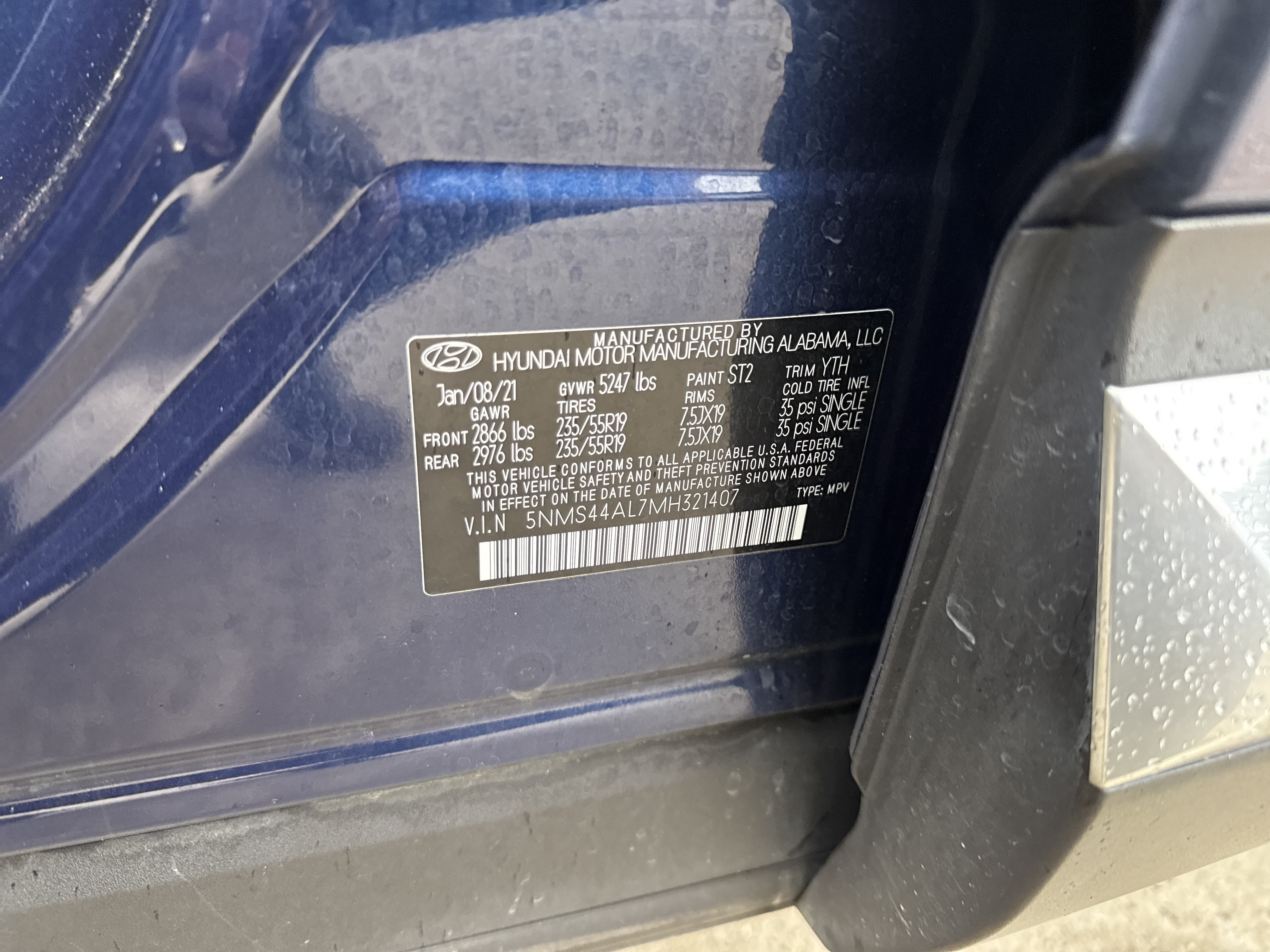 Used 2021 Hyundai Santa Fe Limited w/ Cargo Package FWD image 34