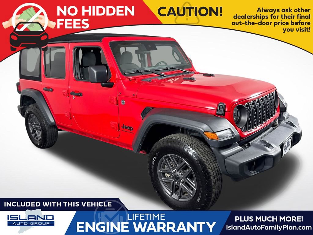 Certified 2024 Jeep Wrangler Unlimited Sport AWD/4WD image 1