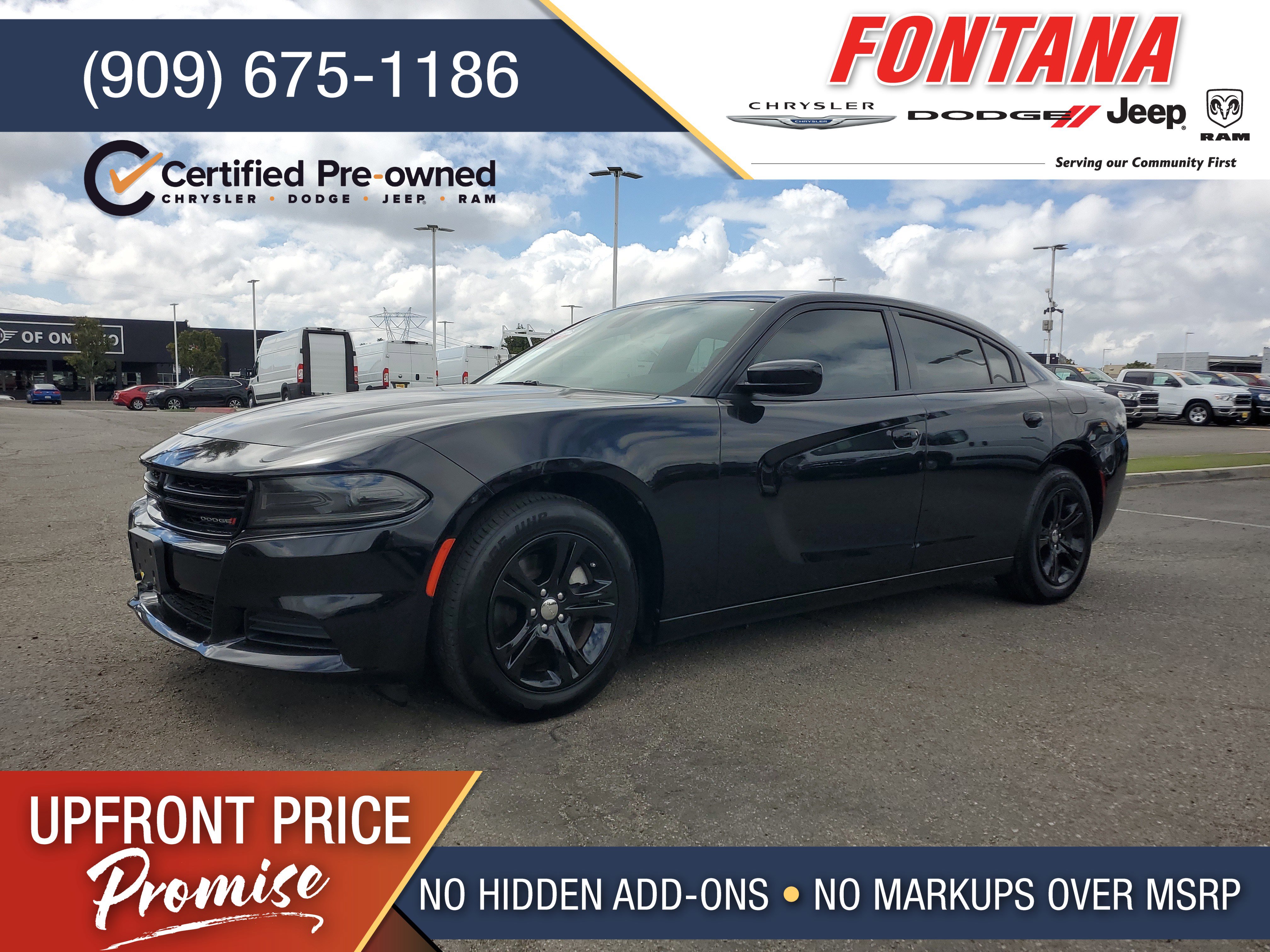 Certified 2022 Dodge Charger SXT w/ Leather Interior Group image 1