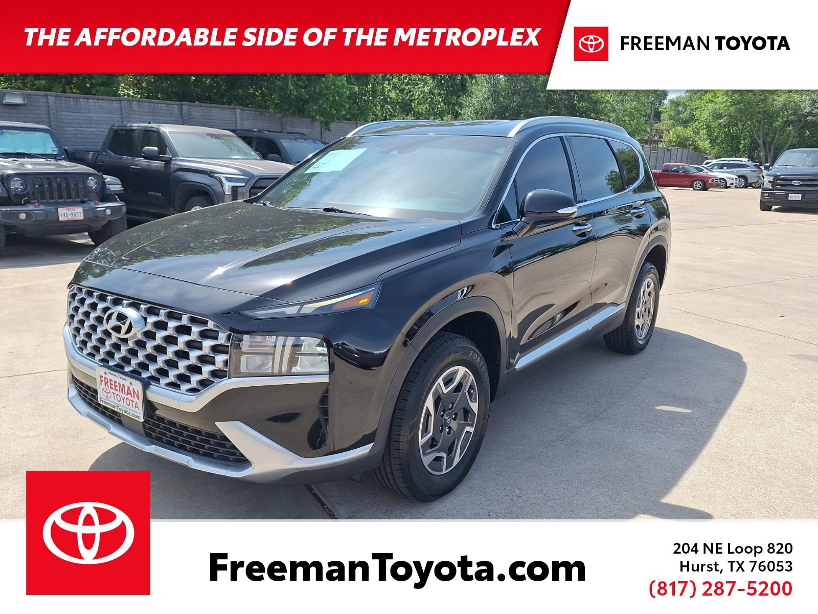 Used 2021 Hyundai Santa Fe Blue w/ Cargo Package AWD/4WD image 1