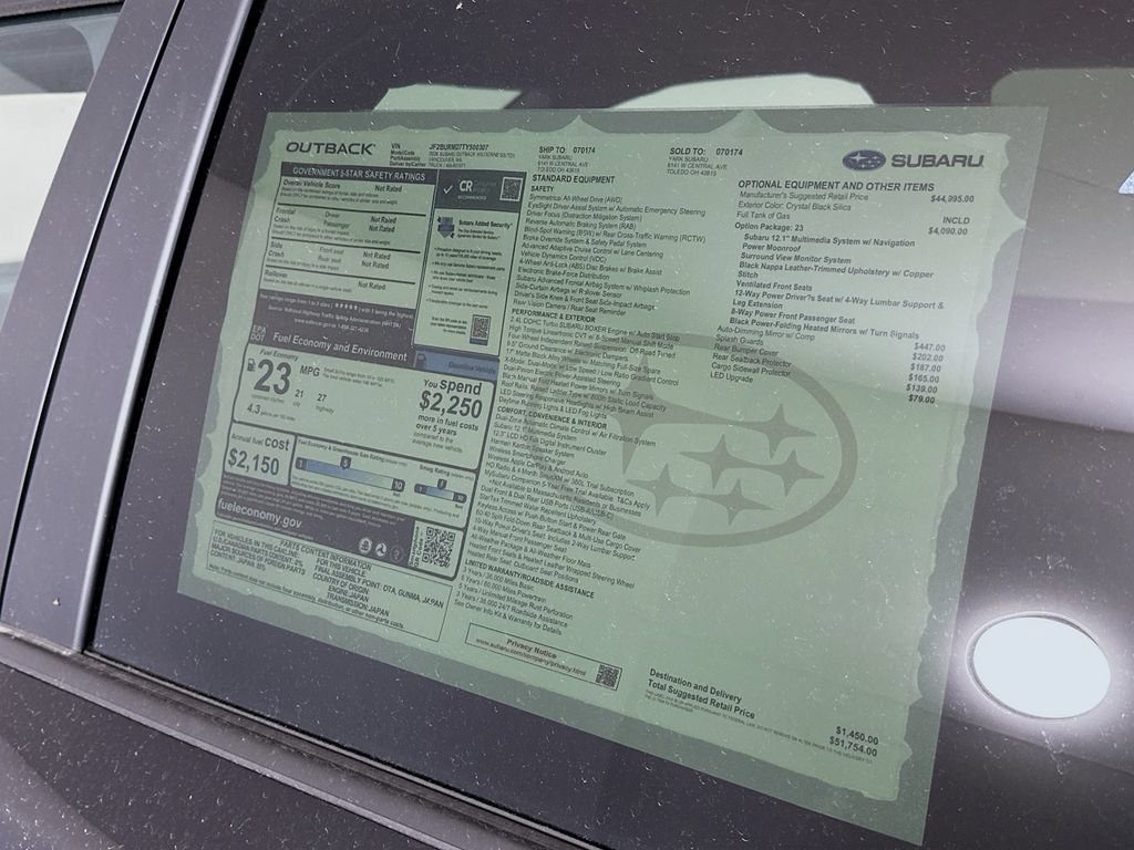New 2026 Subaru Outback Wilderness AWD/4WD image 12