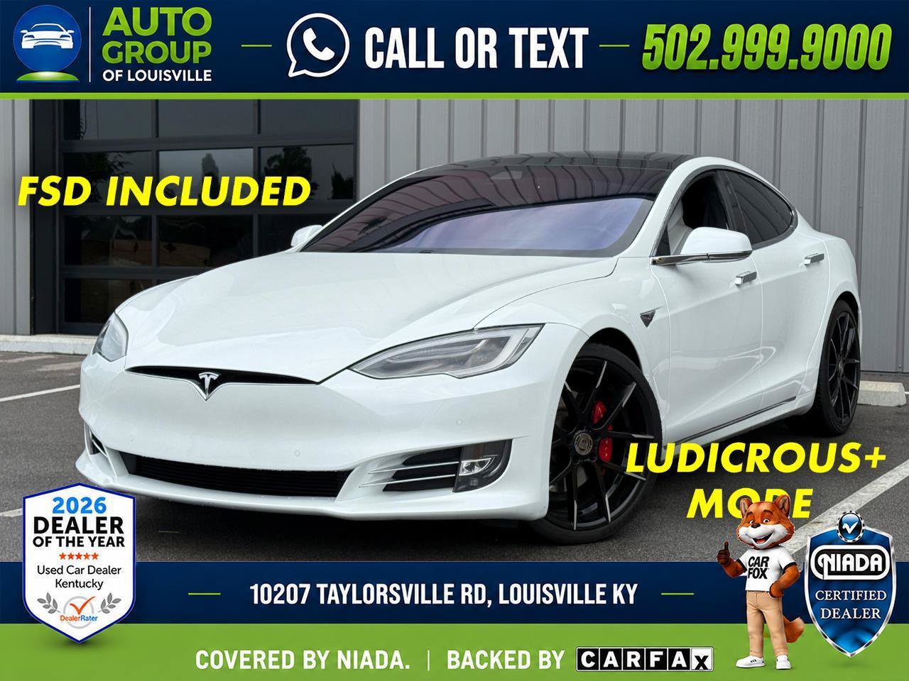 Used 2017 Tesla Model S P100D AWD/4WD image 1