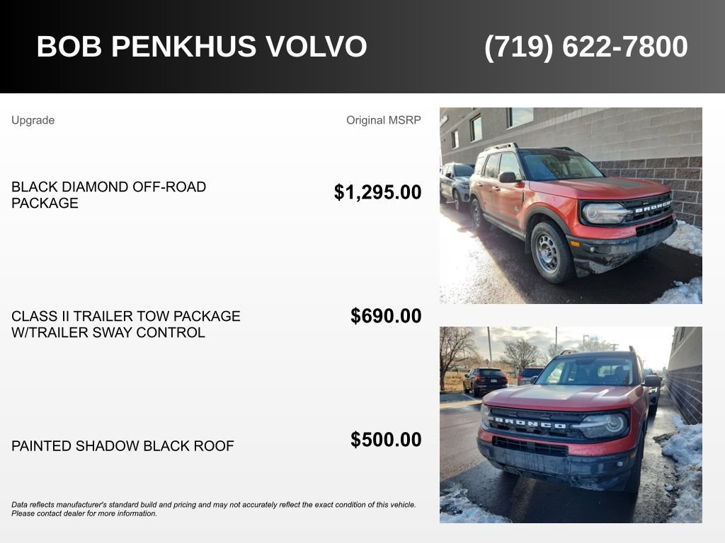 Used 2023 Ford Bronco Sport Outer Banks image 3