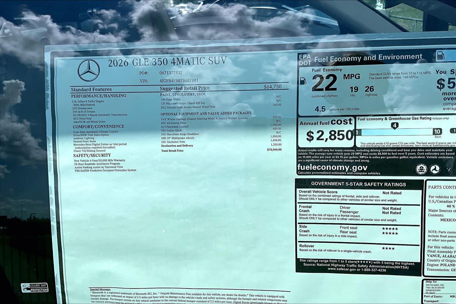 New 2026 Mercedes-Benz GLE 350 4MATIC image 21