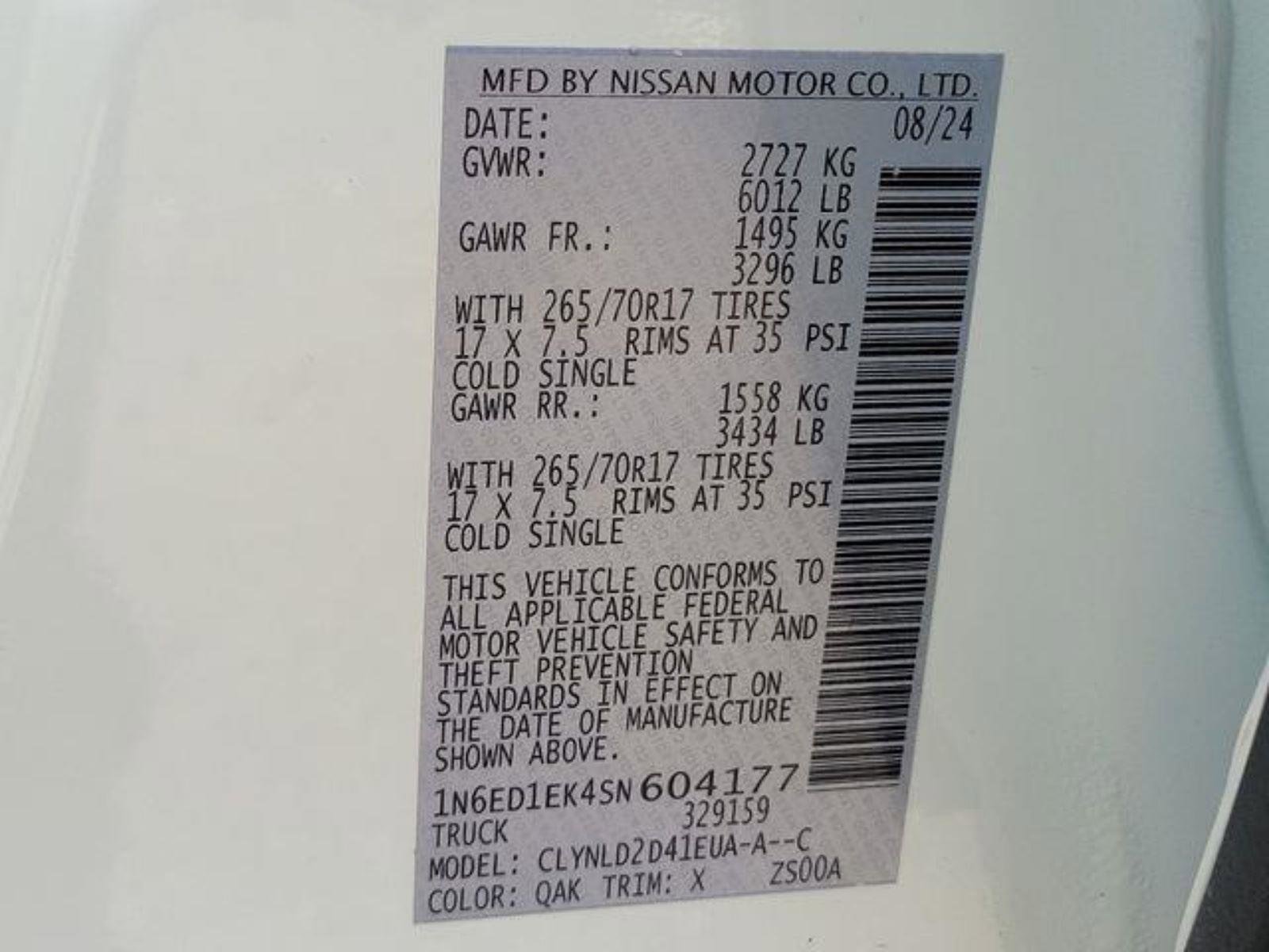 New 2025 Nissan Frontier PRO-4X image 16