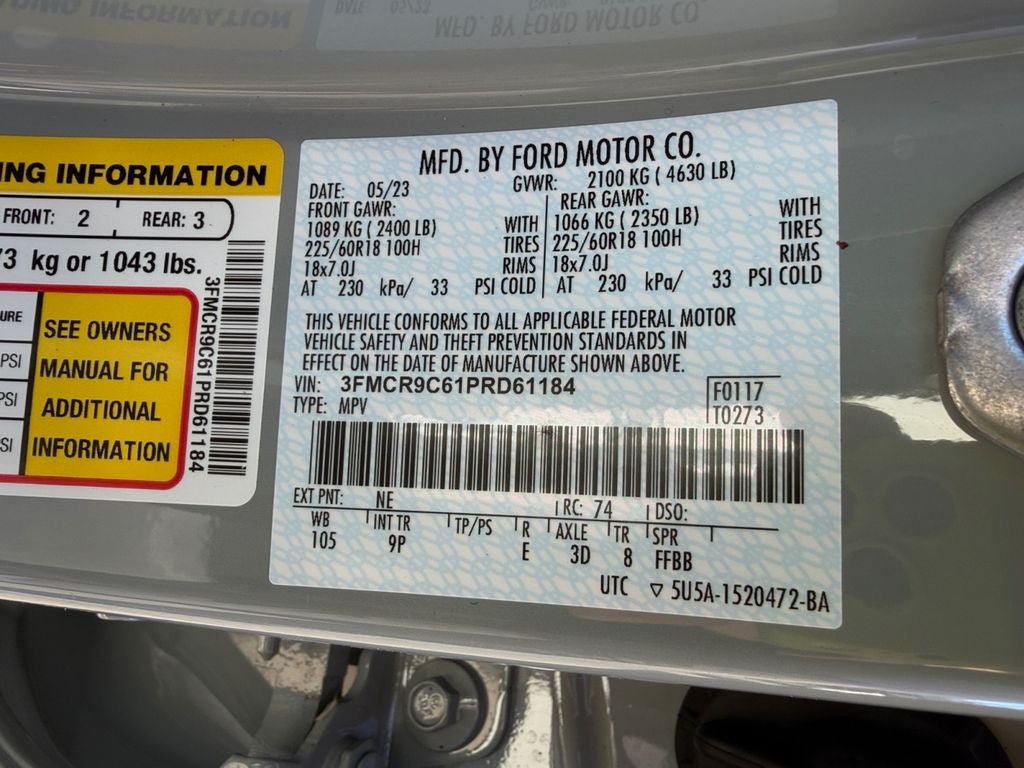 Used 2023 Ford Bronco Sport Outer Banks AWD/4WD image 36