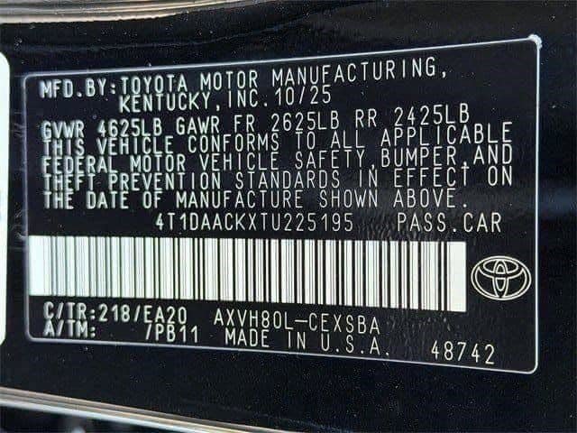 New 2026 Toyota Camry SE w/ Convenience Package FWD image 26