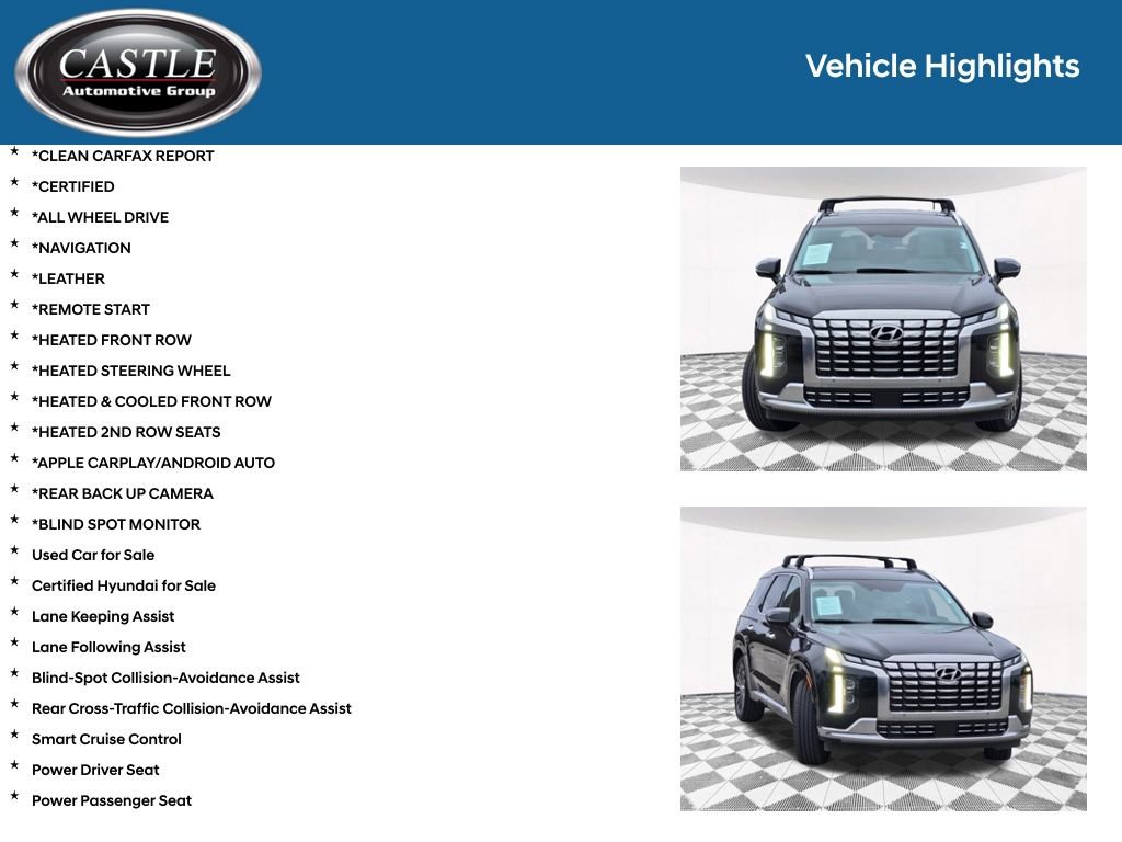 Certified 2023 Hyundai Palisade Calligraphy image 3