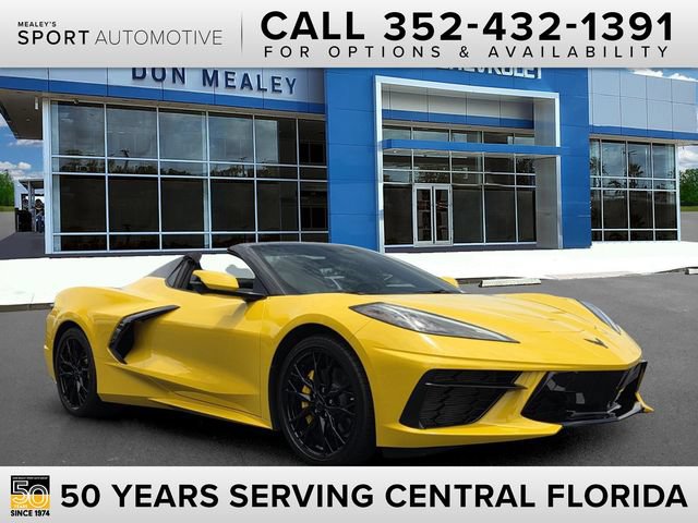 Certified 2025 Chevrolet Corvette Stingray Convertible w/ 1LT