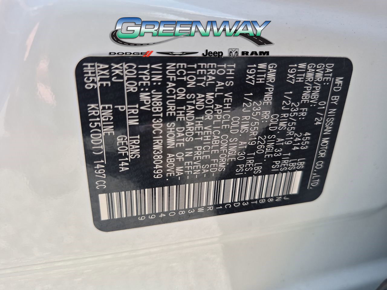 Used 2024 Nissan Rogue Platinum w/ Platinum Premium Package FWD image 31