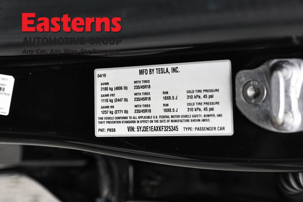 Used 2019 Tesla Model 3 Standard Range Plus image 34