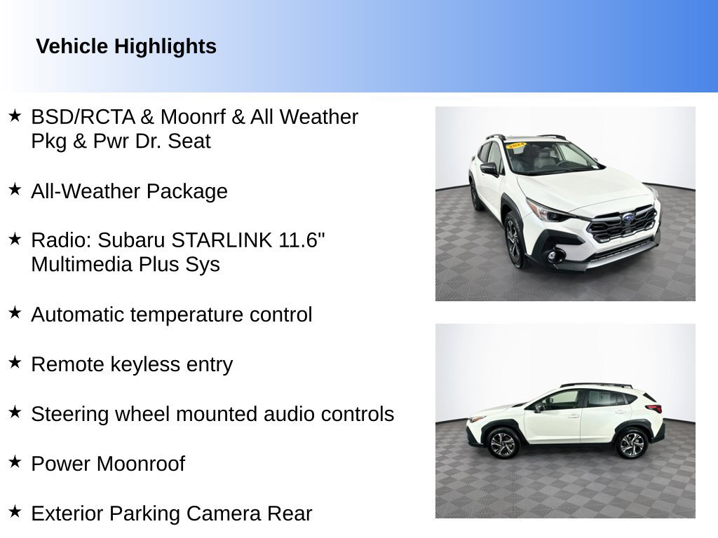 Used 2024 Subaru Crosstrek 2.0i Premium AWD/4WD image 2