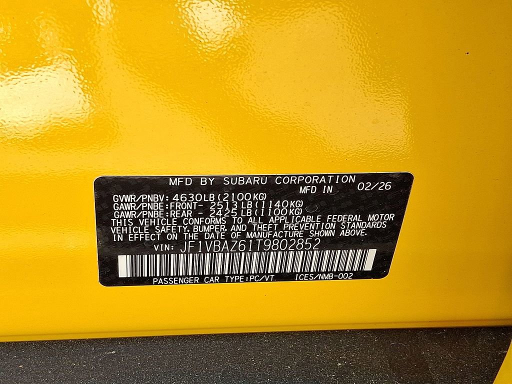 New 2026 Subaru WRX tS image 18