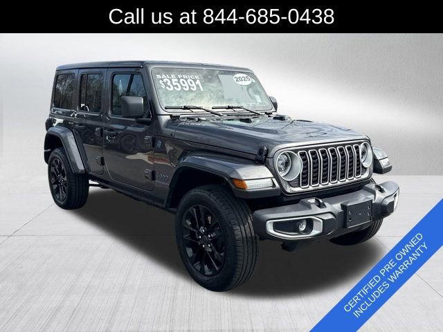 Certified 2025 Jeep Wrangler Unlimited Sahara w/ Safety Group image 3