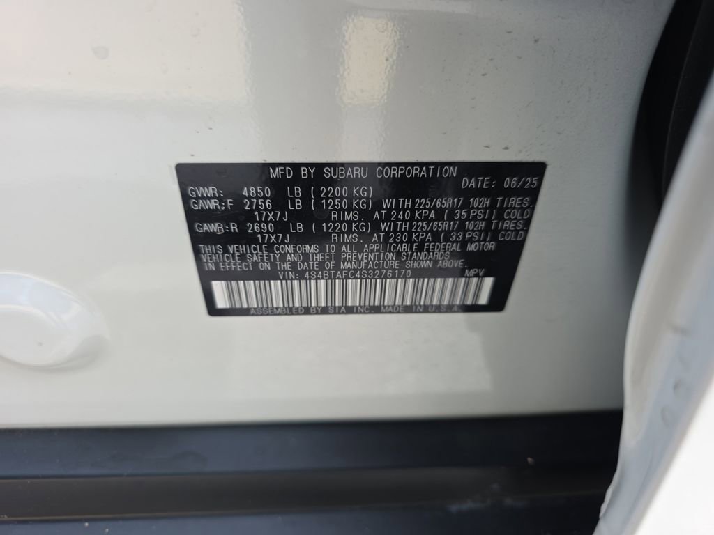 Certified 2025 Subaru Outback Premium image 38