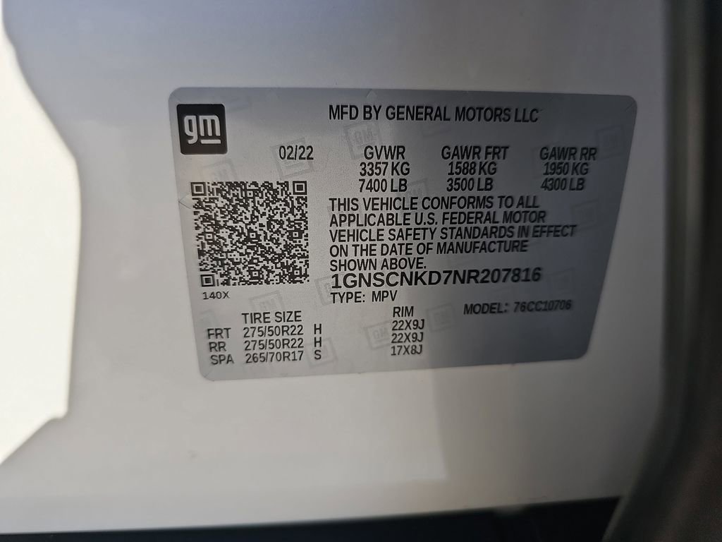 Used 2022 Chevrolet Tahoe LT w/ Luxury Package image 40