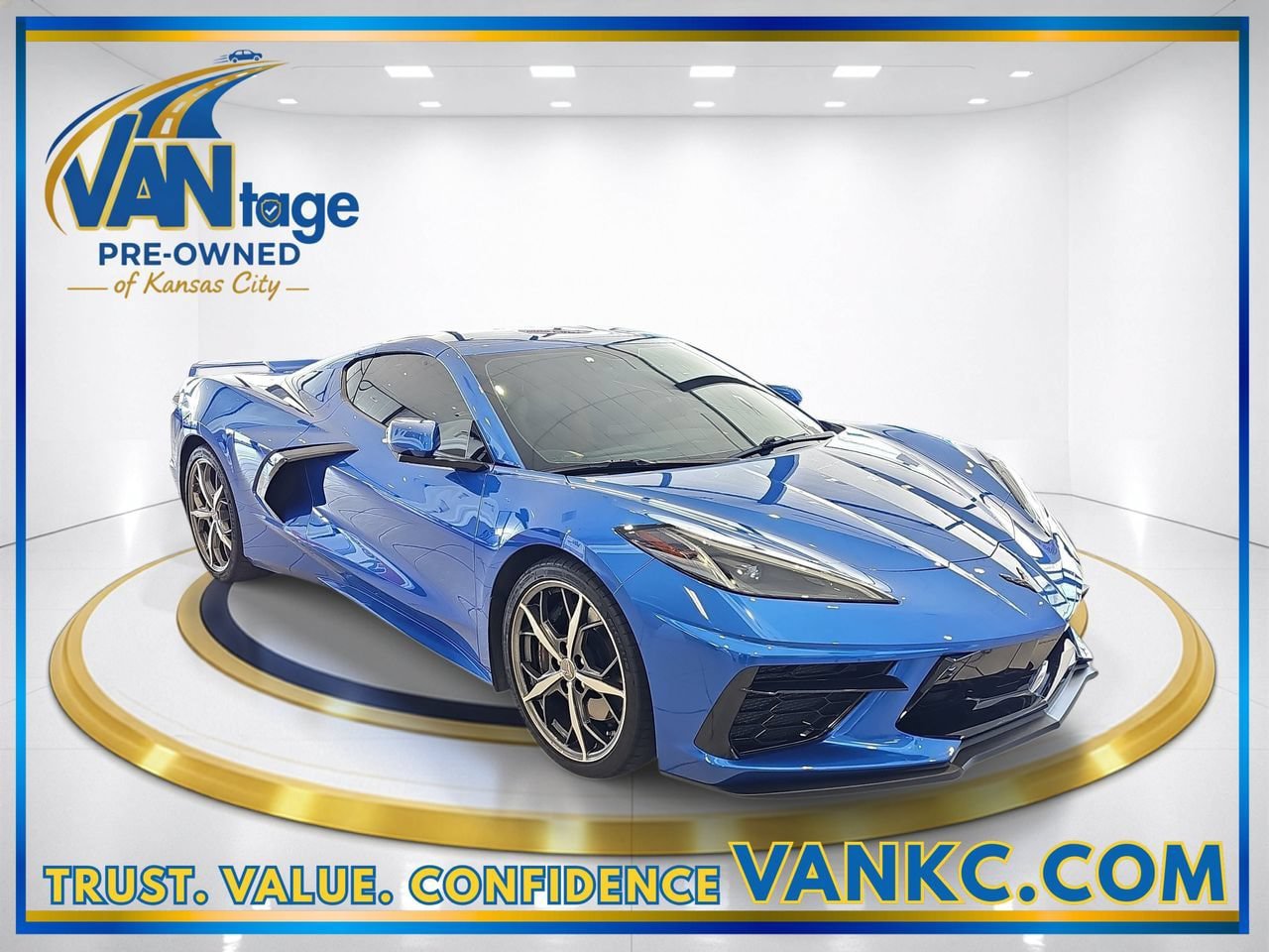 Certified 2021 Chevrolet Corvette Stingray Preferred Cpe w/ Z51 Performance Package RWD image 3