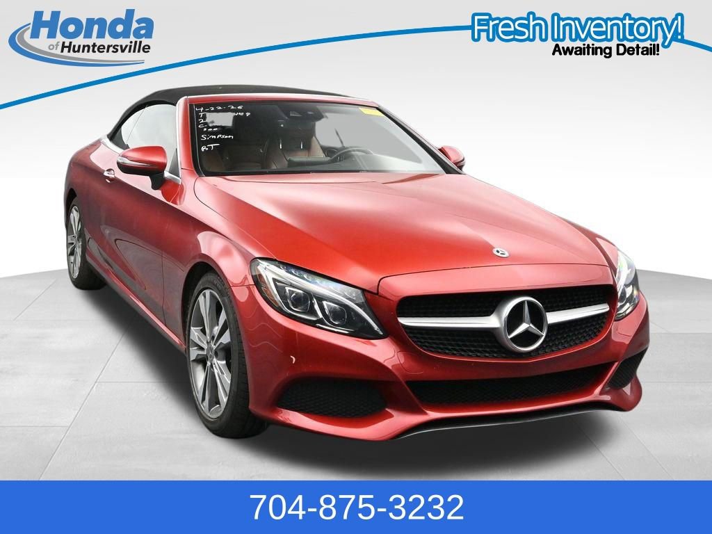 Used 2018 Mercedes-Benz C 300 4MATIC Cabriolet w/ Parking Assist Package image 1