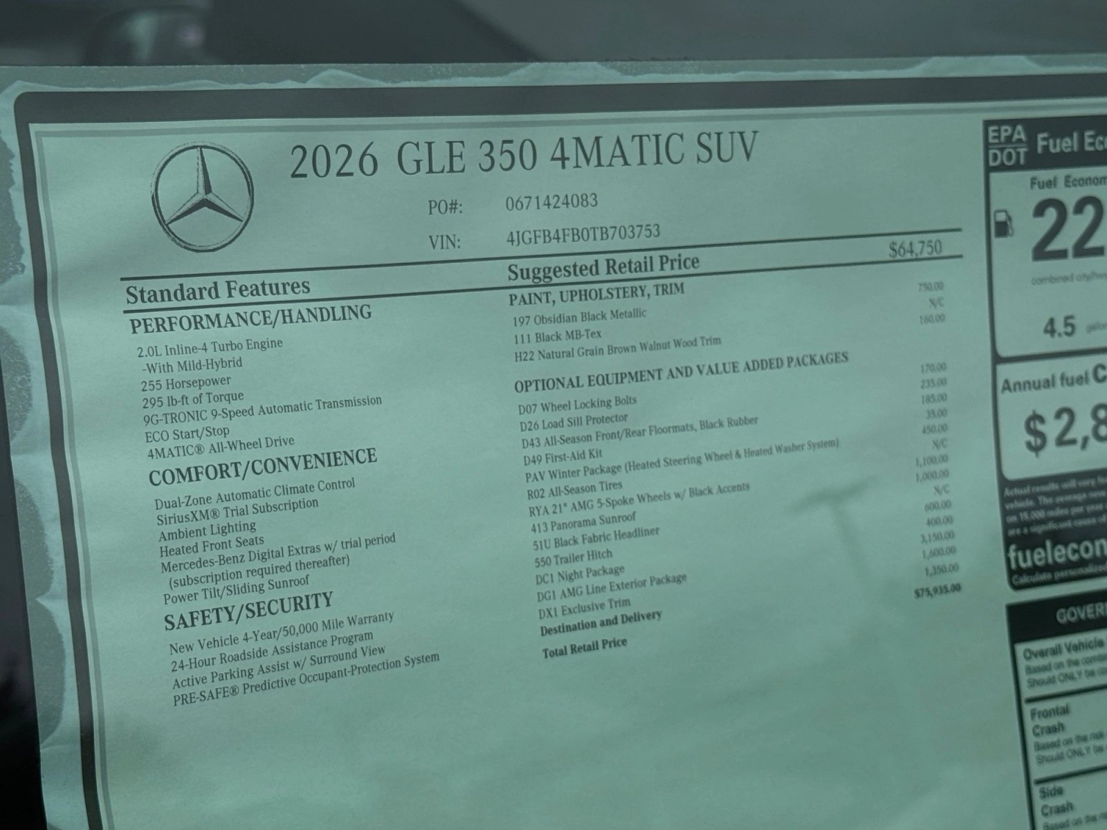 New 2026 Mercedes-Benz GLE 350 4MATIC image 19