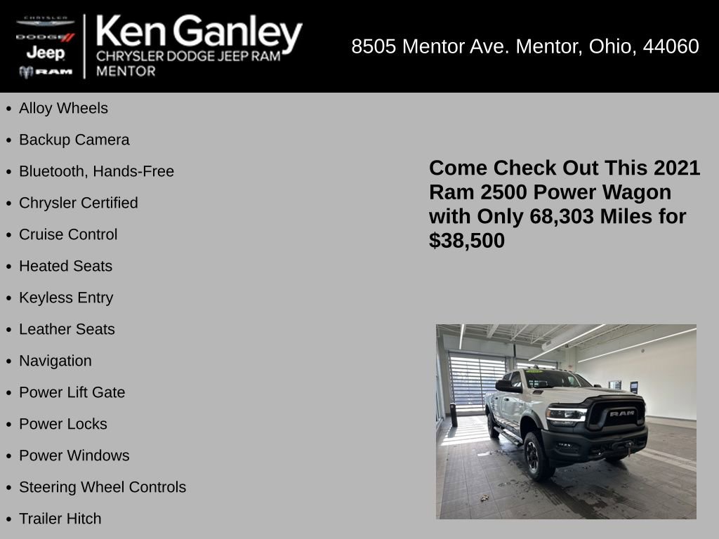 Certified 2021 RAM 2500 Power Wagon image 5
