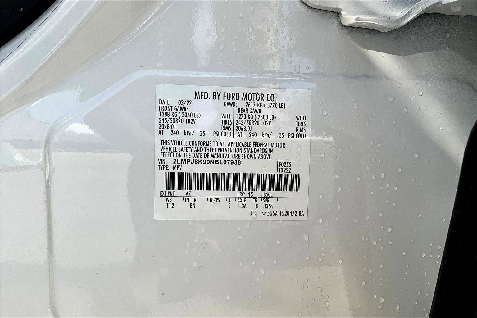 Used 2022 Lincoln Nautilus Reserve image 15