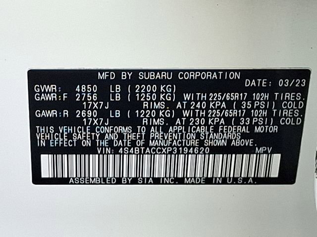 Certified 2023 Subaru Outback Premium image 28