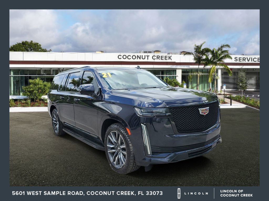 Used 2021 Cadillac Escalade ESV Sport w/ Driver Assist Tech Package
