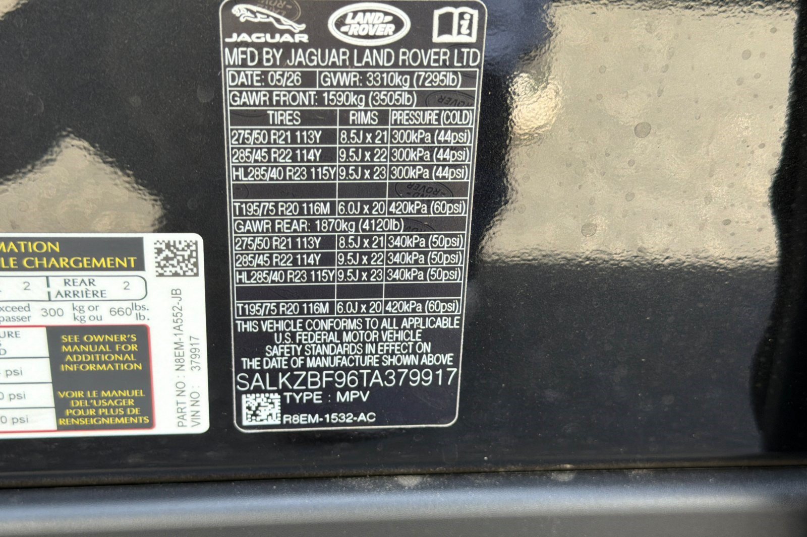 New 2026 Land Rover Range Rover SV AWD/4WD image 24