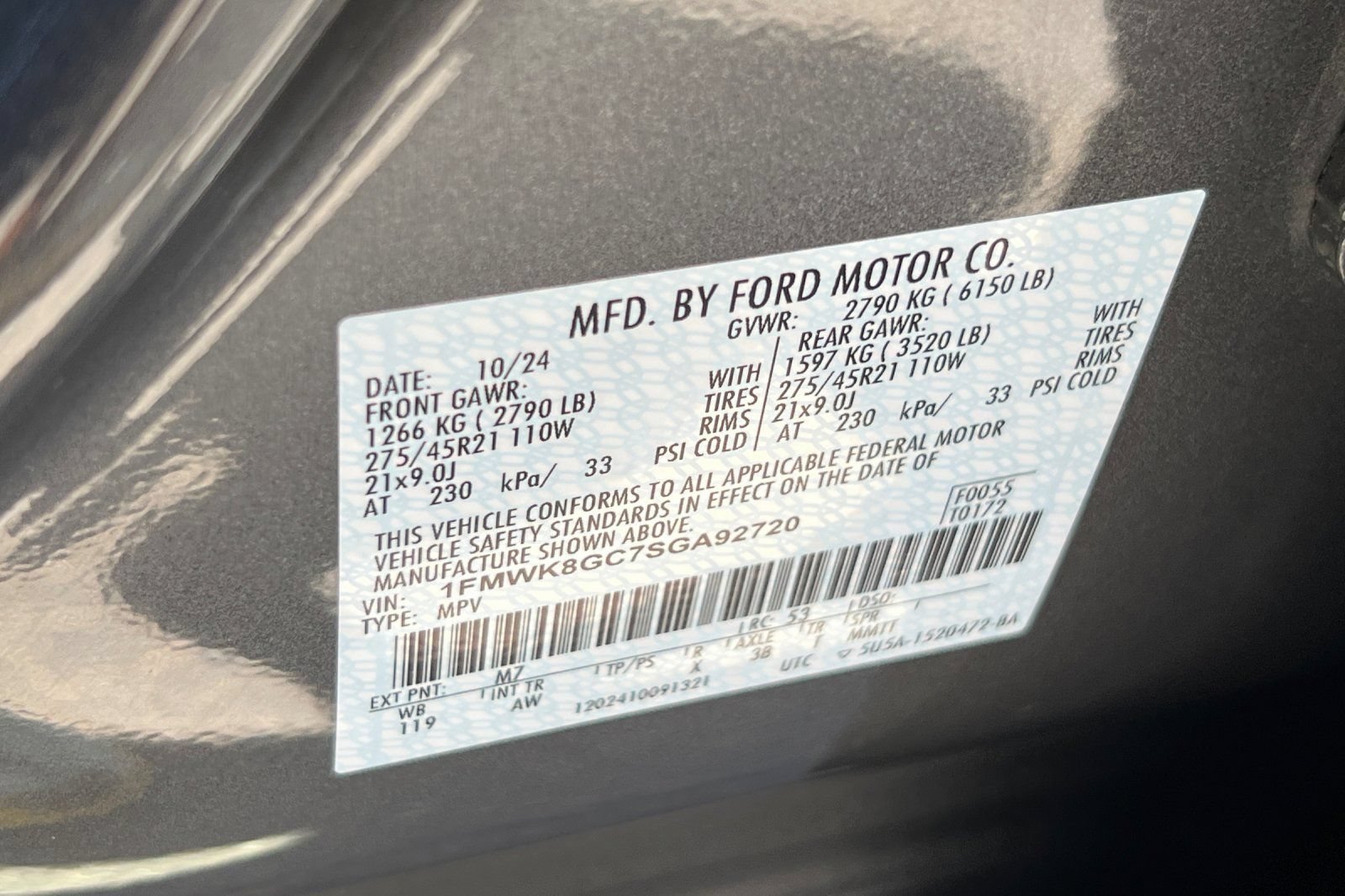 Certified 2025 Ford Explorer ST AWD/4WD image 33