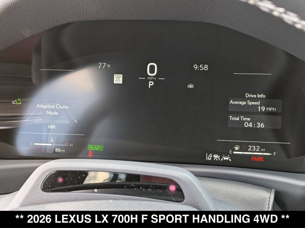 New 2026 Lexus LX 700h F Sport w/ Accessory Package (Z1) AWD/4WD image 12