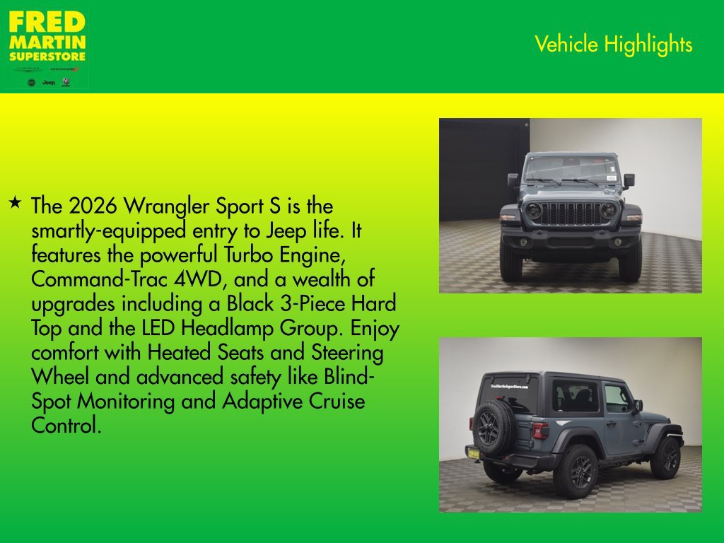 New 2026 Jeep Wrangler Sport AWD/4WD image 8