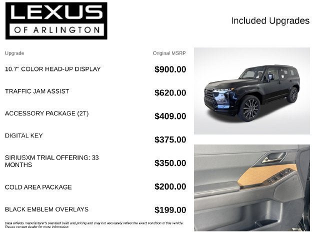 New 2026 Lexus GX 550 w/ Accessory Package (2T) AWD/4WD image 4