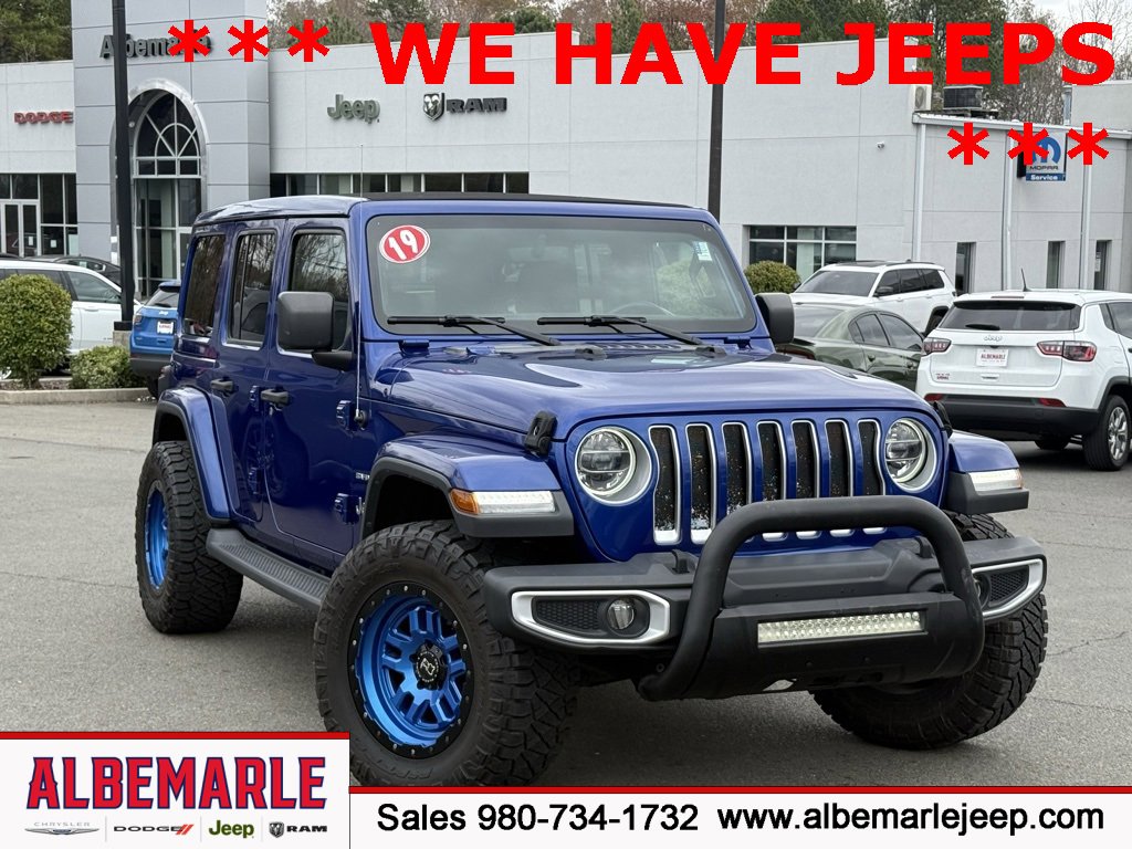 Used 2019 Jeep Wrangler Unlimited Sahara
