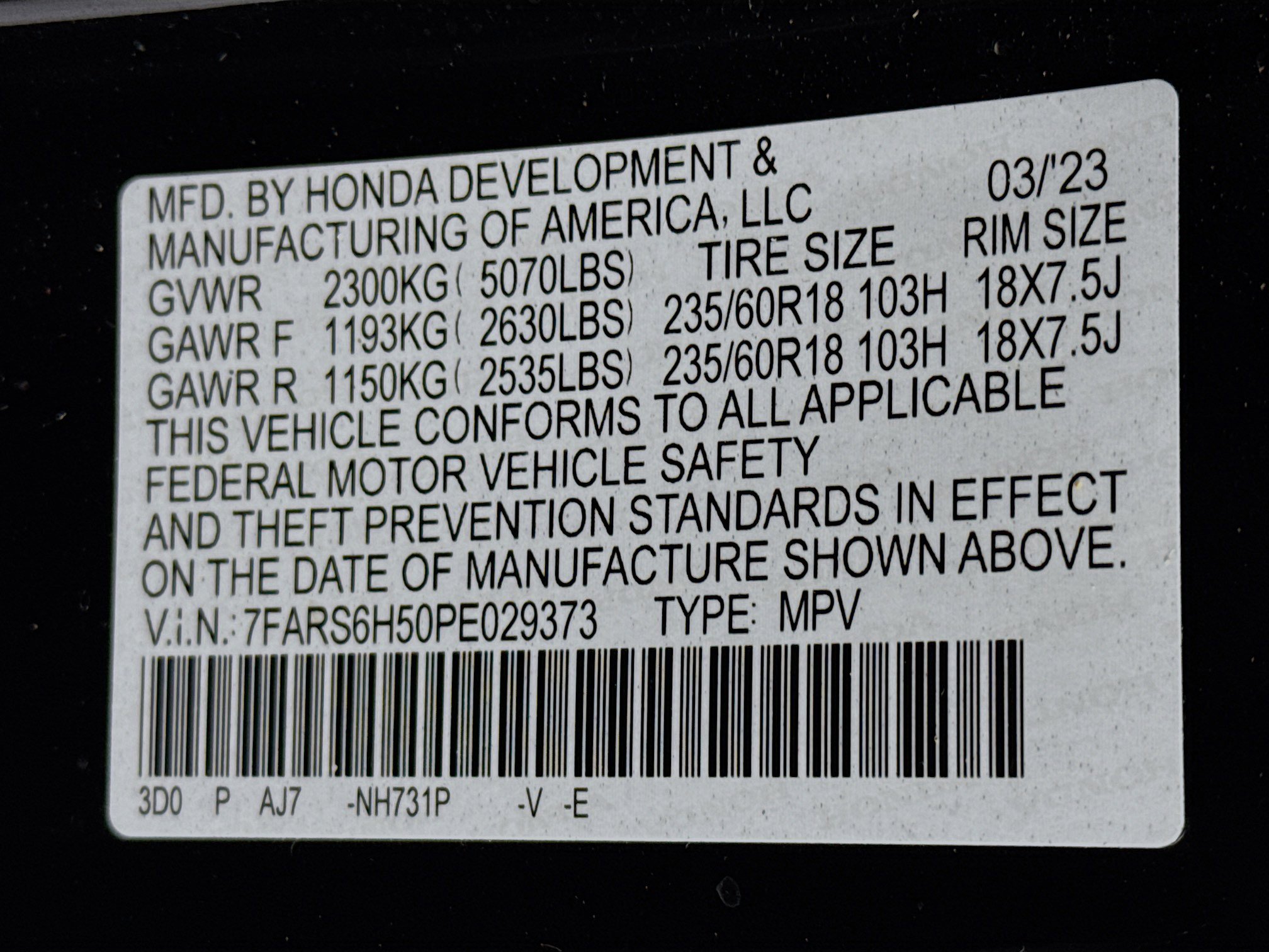Certified 2023 Honda CR-V Sport image 31