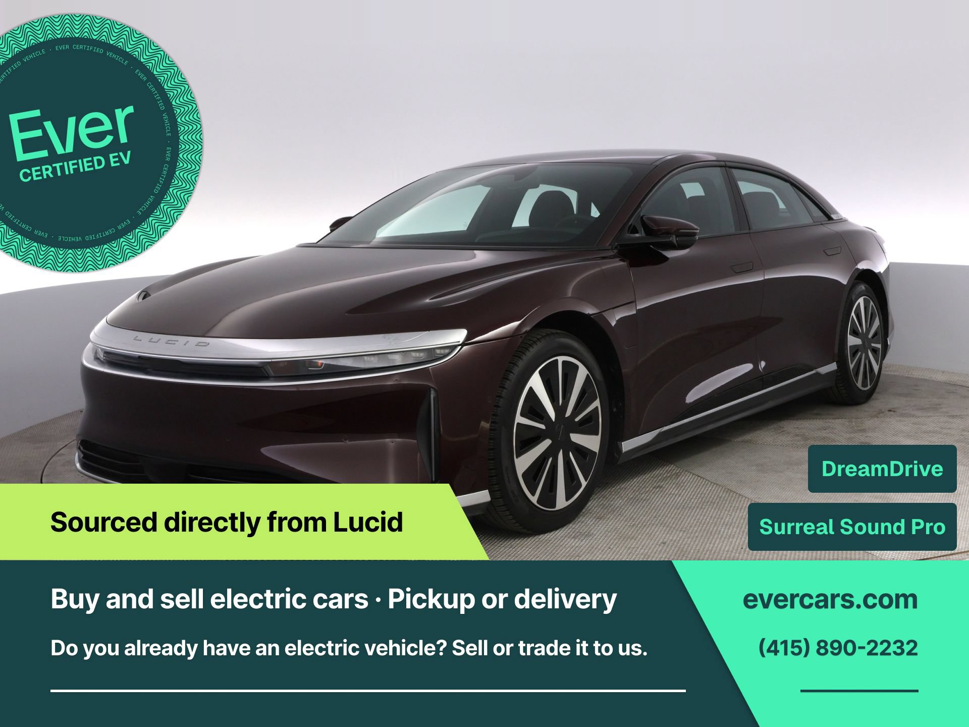 Used 2023 Lucid Air Pure RWD image 1