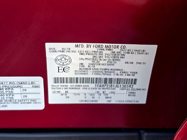 Certified 2018 Ford Taurus Limited AWD/4WD image 25