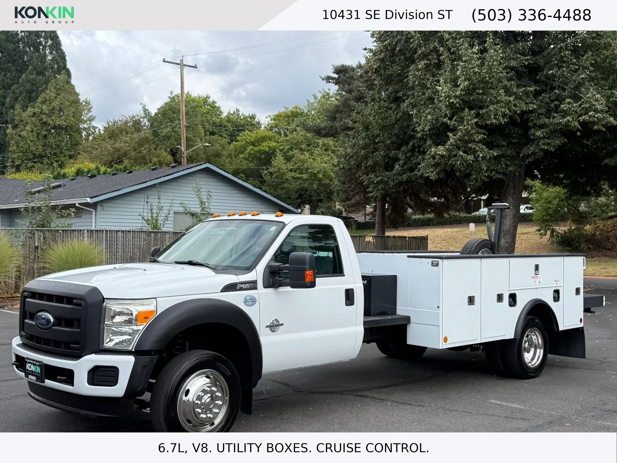 Used 2012 Ford F550 2WD Regular Cab Super Duty w/ Payload Upgrade Pkg image 1