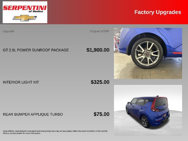Used 2020 Kia Soul GT-Line w/ GT 2.0L Power Sunroof Package FWD image 5