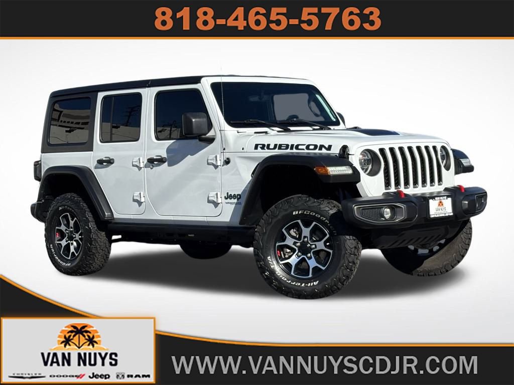 Used 2021 Jeep Wrangler Unlimited Rubicon 4xe image 1