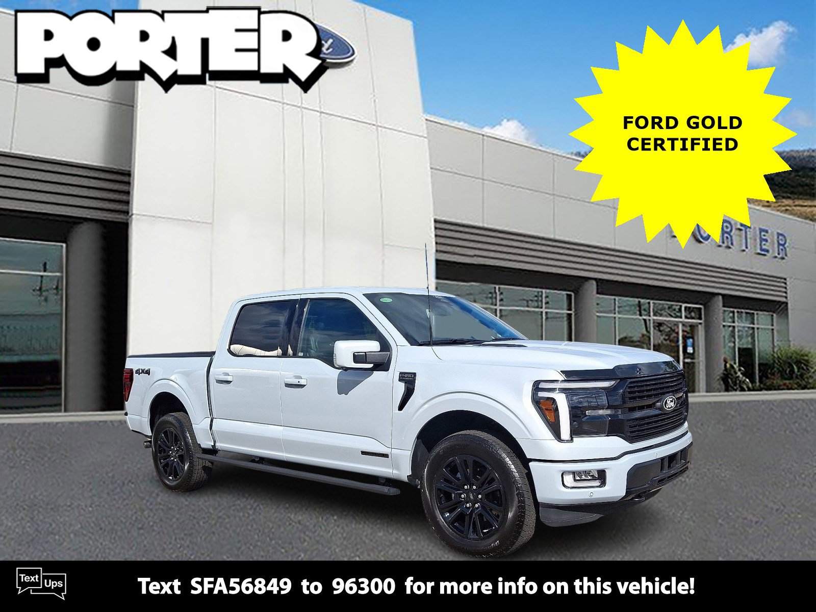 Certified 2025 Ford F150 Platinum w/ Equipment Group 702A High